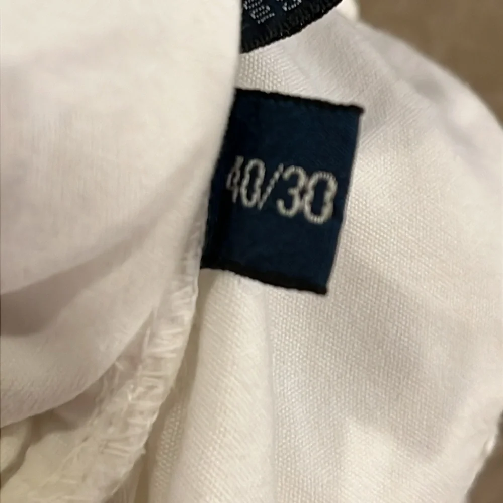 Polo Ralph Lauren white Combat Cargo Pants Vintage Mens Size 40x30”